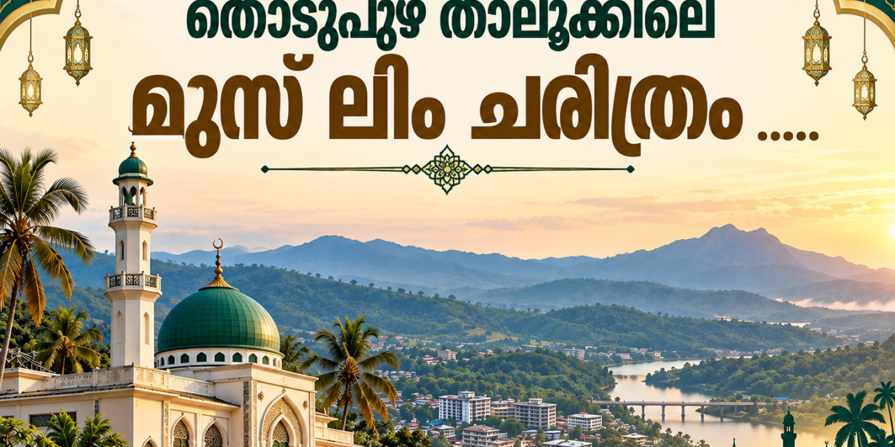 തൊടുപുഴ താലൂക്കിലെ മുസ്ലിം ചരിത്രം